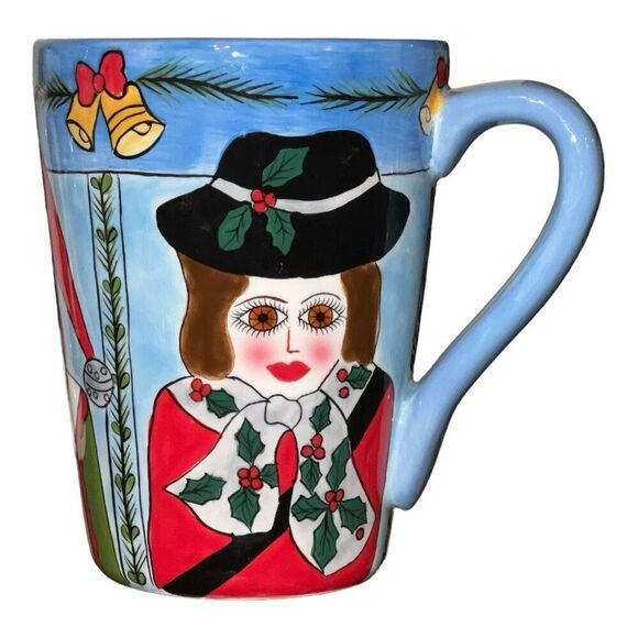 Ganz Ceramic Christmas  18 oz Mug Winter 16 oz mug - Picture 1 of 3